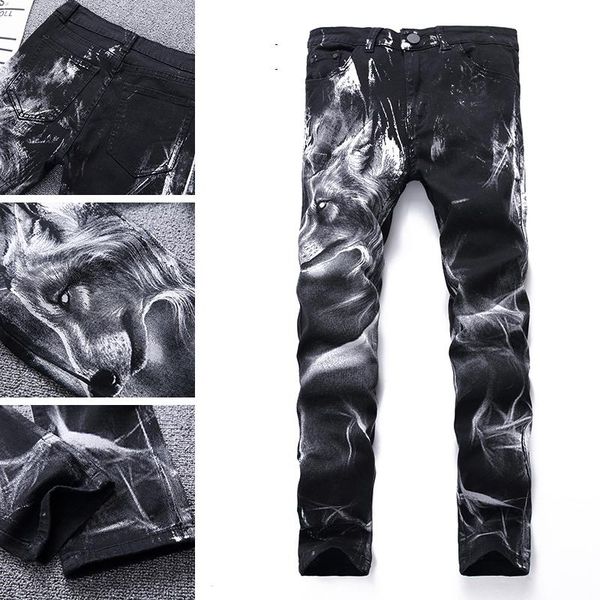 brand jeans men self-cultivation small feet retro personality print thin summer holes high-end trend men's, Blue
brand jeans men self-cultivation small feet retro personality print thin summer holes high-end trend men's, Blue