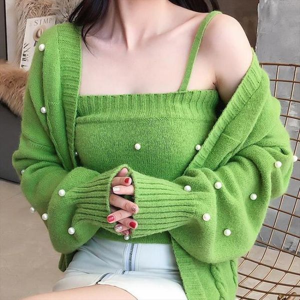 korean matching chest lovely cardigans women sweater fashion bead nail autumn ladies knit loose casual two pieces, White;black
korean matching chest lovely cardigans women sweater fashion bead nail autumn ladies knit loose casual two pieces, White;black