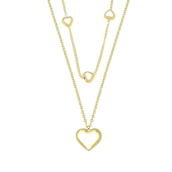 chains korean fashion double-layer love necklace clivacle chain set, Silver
chains korean fashion double-layer love necklace clivacle chain set, Silver