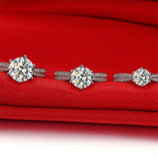 cluster rings arrival 925 silver excellent quality diamond test past brilliant cut d color moissanite wedding ring women gemstone jewelry, Golden;silver
cluster rings arrival 925 silver excellent quality diamond test past brilliant cut d color moissanite wedding ring women gemstone jewelry, Golden;silver