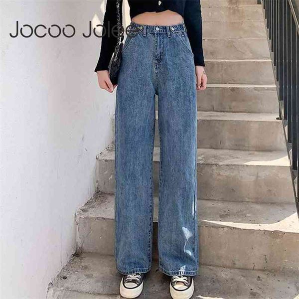 women high waist wide leg harajuku denim vintage streetwear straight pants plus size solid baggy jeans 210416, Blue
women high waist wide leg harajuku denim vintage streetwear straight pants plus size solid baggy jeans 210416, Blue