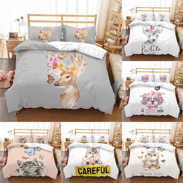 bedding sets home textile luxury 3d animal print 2/3pcs comfortable duvet cover pillowcase single and king eu/us/au size
bedding sets home textile luxury 3d animal print 2/3pcs comfortable duvet cover pillowcase single and king eu/us/au size