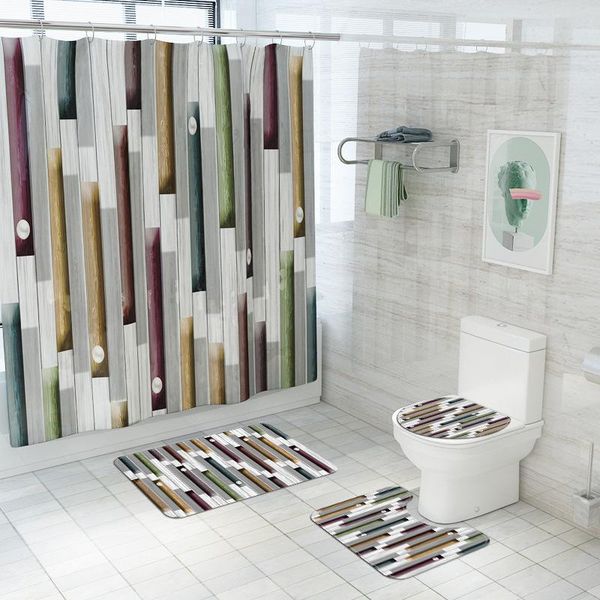 shower curtains color wood grain for bathroom bathing screen with anti-slip rugs toilet cover mat carpet bath curtain hooks
shower curtains color wood grain for bathroom bathing screen with anti-slip rugs toilet cover mat carpet bath curtain hooks
