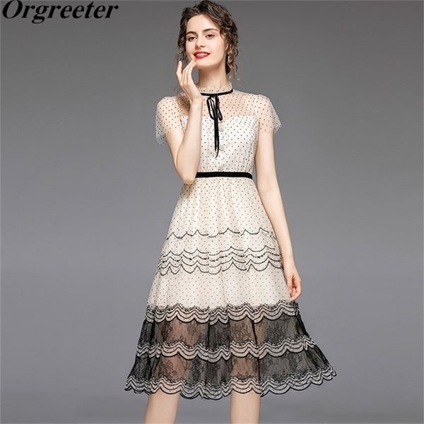 summer dress arrival sequined mesh embroidery sweet doll collar french white for women flying sleeve lace e 210602, Black;gray
summer dress arrival sequined mesh embroidery sweet doll collar french white for women flying sleeve lace e 210602, Black;gray