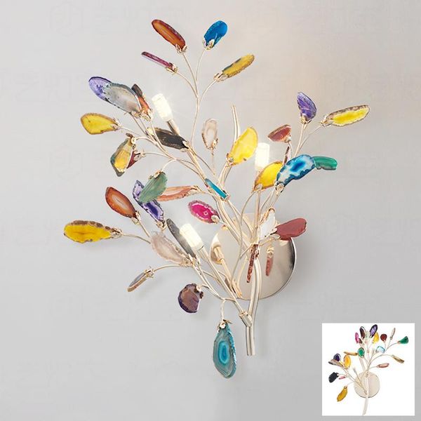 wall lamps modern decorative art flower led light lamp sconce bedside golden tree branch leaf agate color glass
wall lamps modern decorative art flower led light lamp sconce bedside golden tree branch leaf agate color glass
