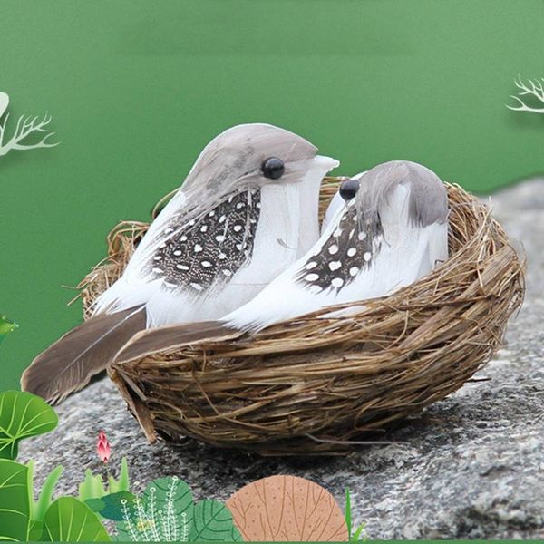 garden decorations artificial feathered birds with nest & egg 1 set realistic craft for parties lawn decor home car ornament
garden decorations artificial feathered birds with nest & egg 1 set realistic craft for parties lawn decor home car ornament