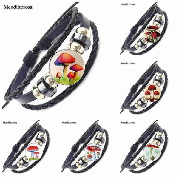 charm bracelets red mushroom retro style vintage jewelry plated with glass cabochon black leather bracelet bangle for girls statement maxi, Golden;silver
charm bracelets red mushroom retro style vintage jewelry plated with glass cabochon black leather bracelet bangle for girls statement maxi, Golden;silver