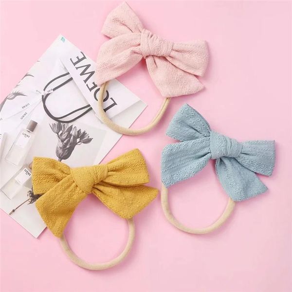 solid color nylon headbands for girls kids elastic hair bands toddler wrap bows baby accessories, Slivery;white
solid color nylon headbands for girls kids elastic hair bands toddler wrap bows baby accessories, Slivery;white