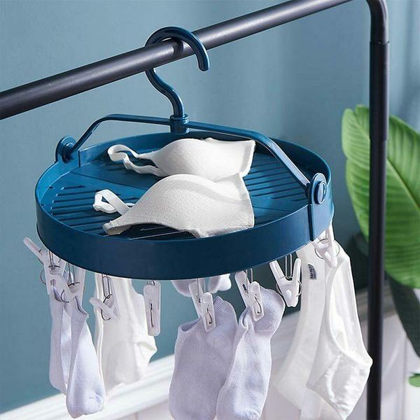 home round drying rack socks underwear hanger foldable clothes with 18 clothespins for balcony js23 hangers & racks
home round drying rack socks underwear hanger foldable clothes with 18 clothespins for balcony js23 hangers & racks