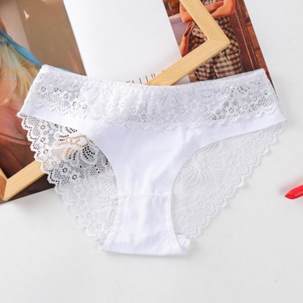 women's panties lace seamless underwear soft comfortable smooth ice silk underpants breathable cotton crotch elastic briefs, Black;pink
women's panties lace seamless underwear soft comfortable smooth ice silk underpants breathable cotton crotch elastic briefs, Black;pink