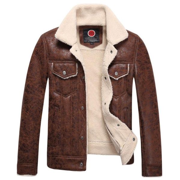 men's fur & faux m-3xl 2021 thermal one piece leather clothing male short design turn-down collar motorcycle jacket, Black
men's fur & faux m-3xl 2021 thermal one piece leather clothing male short design turn-down collar motorcycle jacket, Black