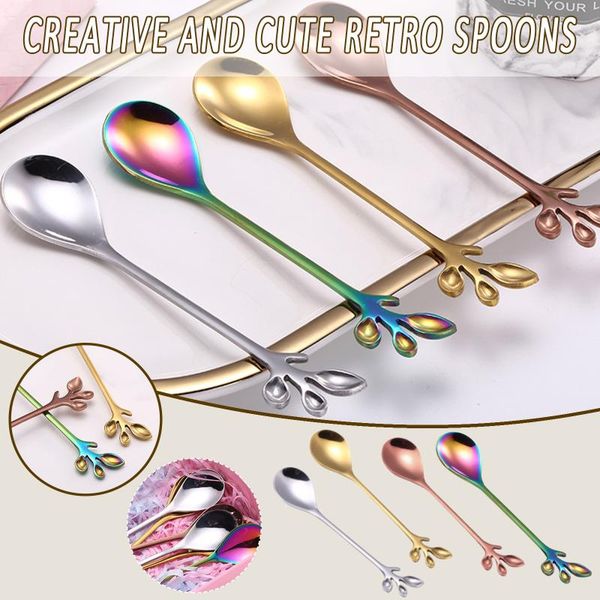 spoons long handle iced tea set grade stainless steel creative gold leaf cocktail stirring suitable for daily use
spoons long handle iced tea set grade stainless steel creative gold leaf cocktail stirring suitable for daily use