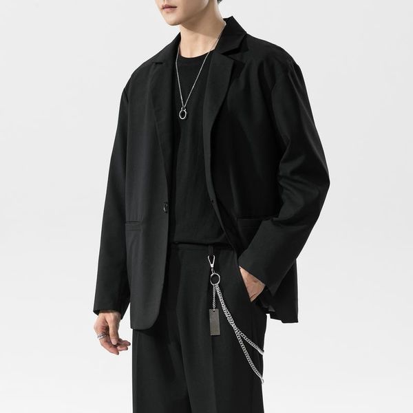men's suits & blazers 2021 spring autumn luxury korea casual fashion brand slim fit suit, White;black
men's suits & blazers 2021 spring autumn luxury korea casual fashion brand slim fit suit, White;black