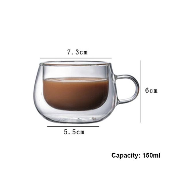 double-layer transparent heat resistant glass coffee cup with handle myding wine glasses
double-layer transparent heat resistant glass coffee cup with handle myding wine glasses