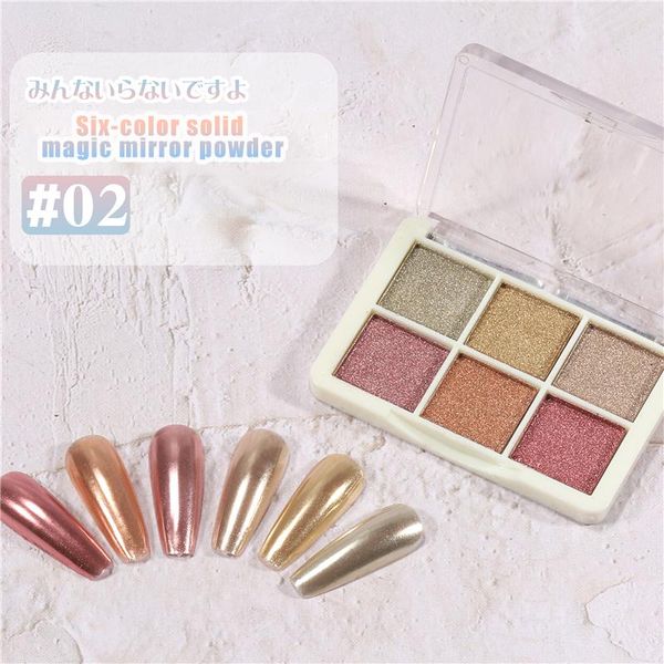 nail glitter six colors/box art solid mirror powder tyrant golden aurora easy to color tslm2, Silver;gold
nail glitter six colors/box art solid mirror powder tyrant golden aurora easy to color tslm2, Silver;gold