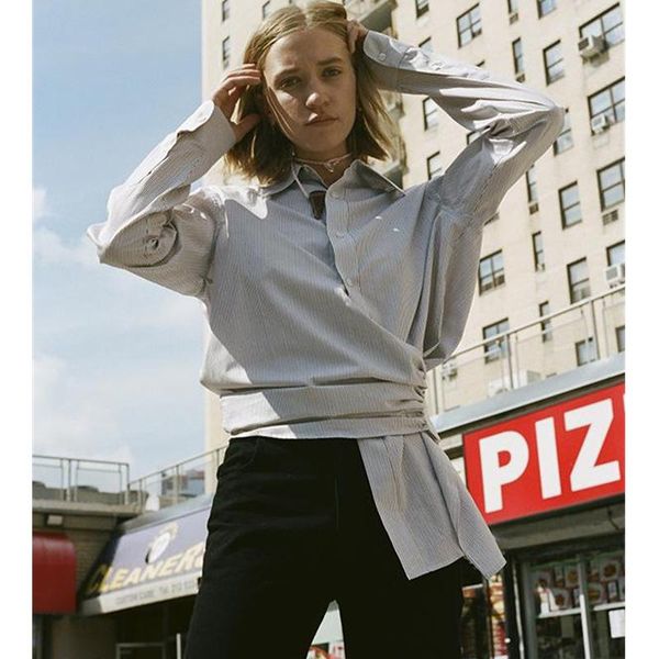 asymmetrical striped shirt loose causal long sleeve backless women ruched blouse summer autumn 2021 women's blouses & shirts, White
asymmetrical striped shirt loose causal long sleeve backless women ruched blouse summer autumn 2021 women's blouses & shirts, White