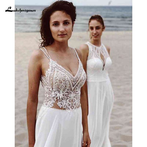 2021 new beach style spaghetti floral a-line wedding es lace applique formal bridal gowns robes marie vestidos de novia unl1, White
2021 new beach style spaghetti floral a-line wedding es lace applique formal bridal gowns robes marie vestidos de novia unl1, White