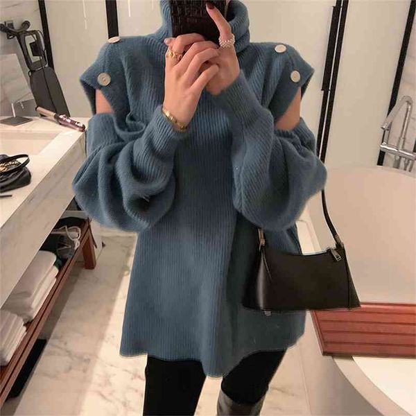 korea chic casual knitted sweater women vintage fashipn turtleneck jumper autumn winter pullover pull femme sweter mujer 210514, White;black
korea chic casual knitted sweater women vintage fashipn turtleneck jumper autumn winter pullover pull femme sweter mujer 210514, White;black