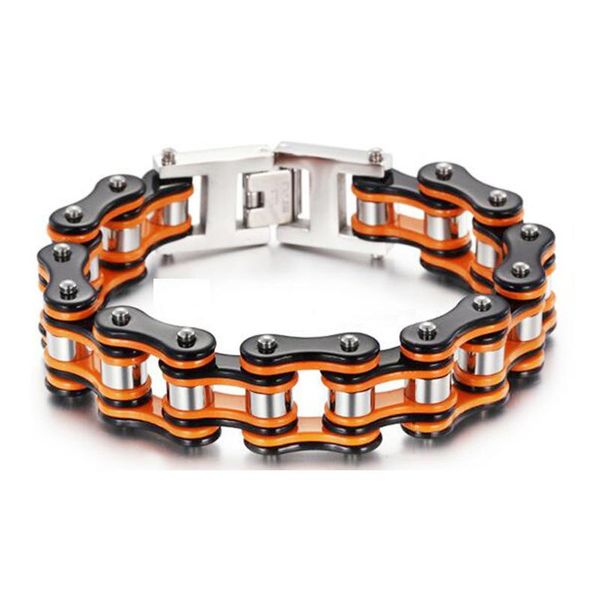 link, chain punk orange bicycle bike bracelets & bangles black motorcycle men's bracelet men women stainless steel biker jewelry
link, chain punk orange bicycle bike bracelets & bangles black motorcycle men's bracelet men women stainless steel biker jewelry
