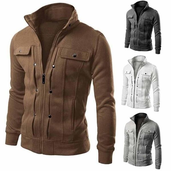 men's jackets zogaa fashion style casual sweater zipper sweatshirt jacket coat, Black;brown
men's jackets zogaa fashion style casual sweater zipper sweatshirt jacket coat, Black;brown