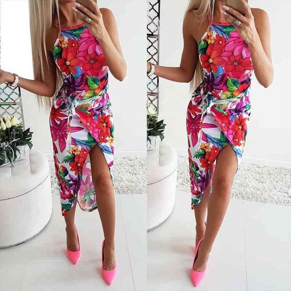 fashion summer bohemian floral womens tank dress party beach holiday sleeveless slim fit dresses irregular long sundress, White
fashion summer bohemian floral womens tank dress party beach holiday sleeveless slim fit dresses irregular long sundress, White