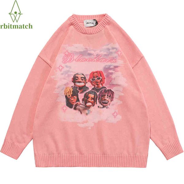 oversized knitted men hip hop comics rapper print harajuku streetwear pullover cotton sweater women 2021 autumn, Black
oversized knitted men hip hop comics rapper print harajuku streetwear pullover cotton sweater women 2021 autumn, Black