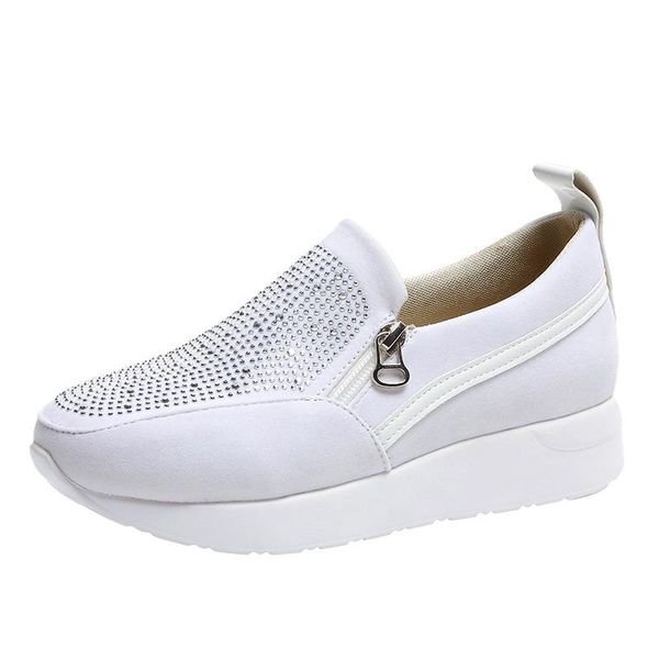 dress shoes 2021 spring autumn thick bottom flat platform plus size women woman flats zipper slip on rhinestone casual, Black
dress shoes 2021 spring autumn thick bottom flat platform plus size women woman flats zipper slip on rhinestone casual, Black