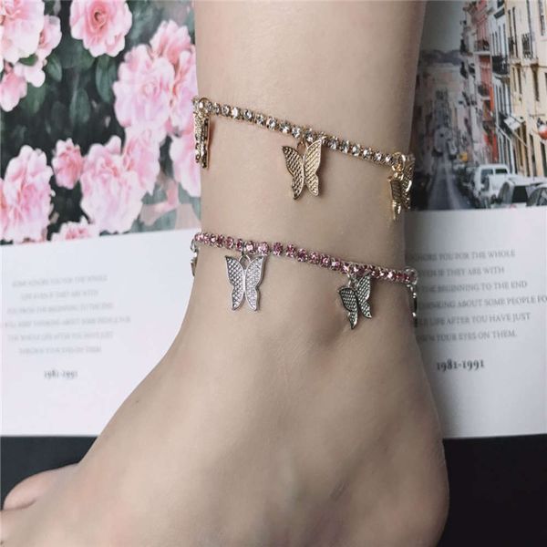 korean fashion jewelry creative butterfly simple net red ring personalized diamond exquisite tassel female foot chain, Red;blue
korean fashion jewelry creative butterfly simple net red ring personalized diamond exquisite tassel female foot chain, Red;blue