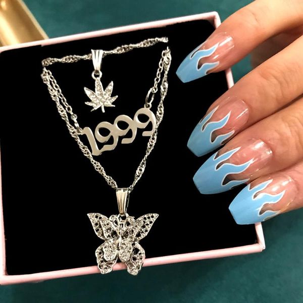 chains multilayered twist leaf clavicle chain necklaces for women numbers butterfly rhinestone pendant boho fashion jewelry, Silver
chains multilayered twist leaf clavicle chain necklaces for women numbers butterfly rhinestone pendant boho fashion jewelry, Silver
