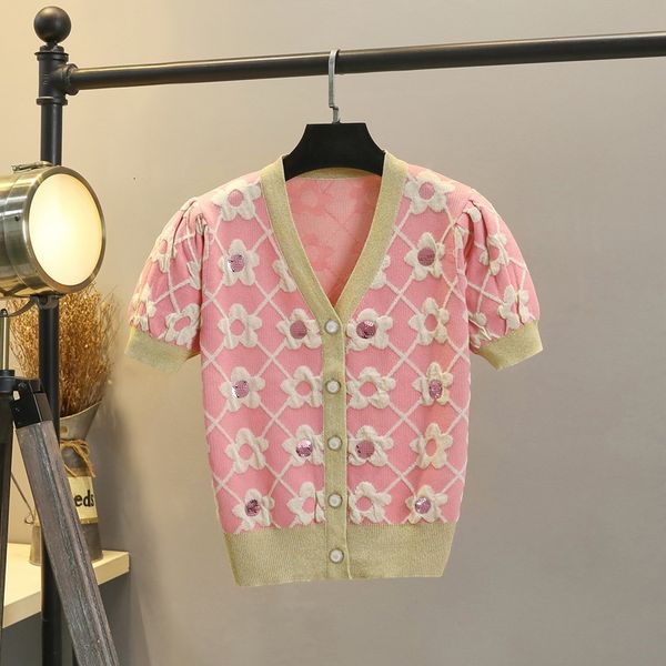 women's knits & tees women casual spring knit jacket v neck pearl button sweaters heart sequins print cute cardigans female kd, White
women's knits & tees women casual spring knit jacket v neck pearl button sweaters heart sequins print cute cardigans female kd, White