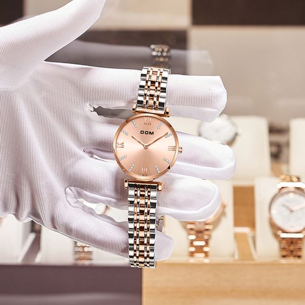 fashion popular star lady watch trendy temperament high grade waterproof quartz steel band gold, Slivery;brown
fashion popular star lady watch trendy temperament high grade waterproof quartz steel band gold, Slivery;brown
