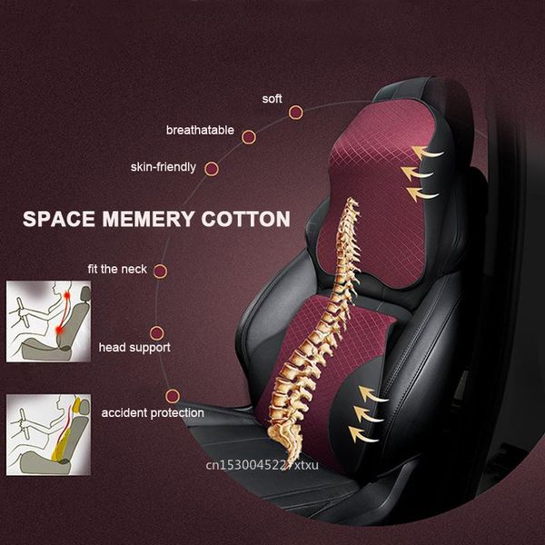 seat cushions 3d memory foam car neck pillow pu leather waist rest back lumbar cushion for accessories
seat cushions 3d memory foam car neck pillow pu leather waist rest back lumbar cushion for accessories