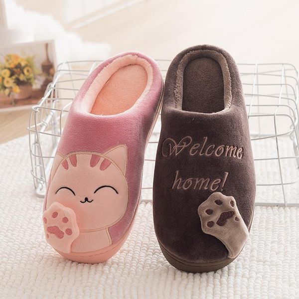 winter home slippers women cartoon cat shoes non-slip soft warm house indoor bedroom lovers, Black
winter home slippers women cartoon cat shoes non-slip soft warm house indoor bedroom lovers, Black