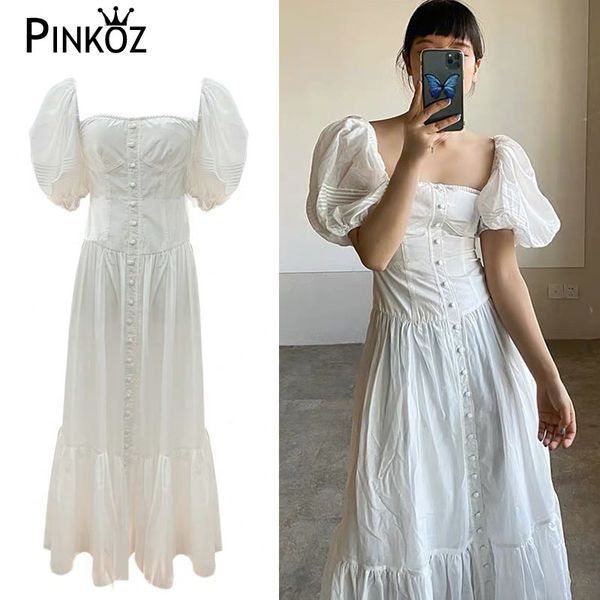 slash neck party white single breasted maxi dress for women a-line short spuff sleeve high waist dresses vestido de 210421
slash neck party white single breasted maxi dress for women a-line short spuff sleeve high waist dresses vestido de 210421