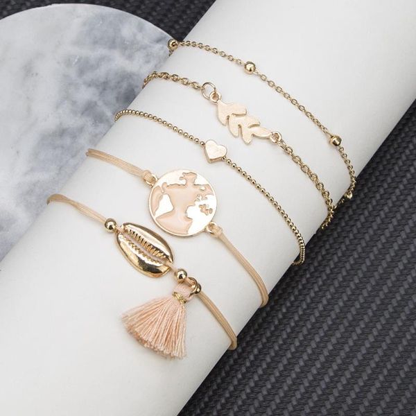 charm bracelets miss jq 5pcs/set vintage 2021 shell map heart for women boho pink tassel set jewelry bracelet femme, Golden;silver
charm bracelets miss jq 5pcs/set vintage 2021 shell map heart for women boho pink tassel set jewelry bracelet femme, Golden;silver