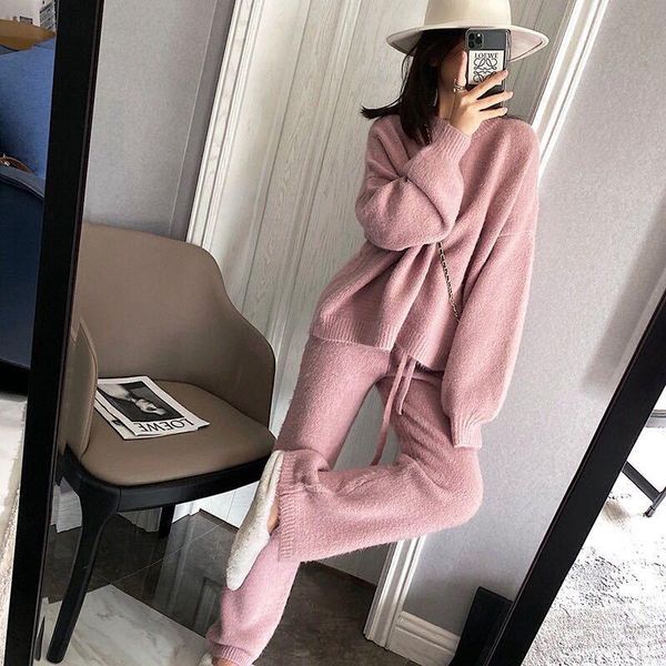 women's two piece pants 2021 women winter casual solid 2 set lady o-neck long sleeve pullover high waist wide leg pant suit female vint, White
women's two piece pants 2021 women winter casual solid 2 set lady o-neck long sleeve pullover high waist wide leg pant suit female vint, White