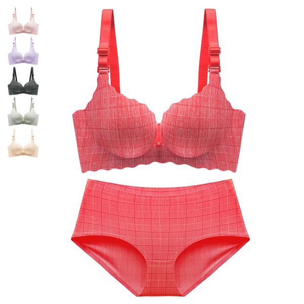bras sets fashion plaid briefs for women push up lingerie seamless bra set bralette wire brassiere female underwear intimates #d, Red;black
bras sets fashion plaid briefs for women push up lingerie seamless bra set bralette wire brassiere female underwear intimates #d, Red;black
