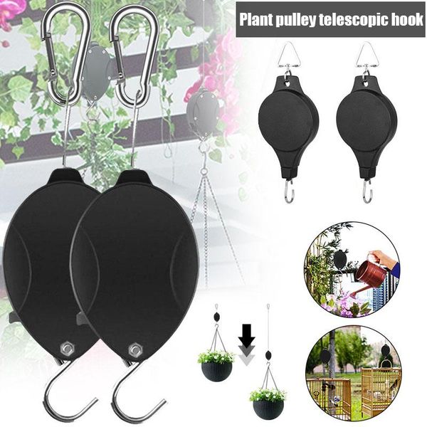 1/2pcs plant pulley retractable hanger hanging planter flower basket pot hooks black mu8669 garden decorations
1/2pcs plant pulley retractable hanger hanging planter flower basket pot hooks black mu8669 garden decorations