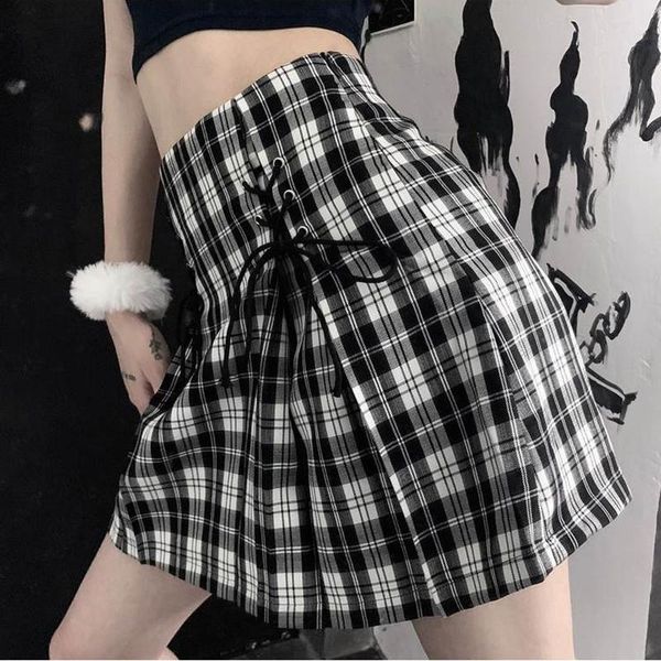 skirts tie up harajuku gothic checkered mini skirt ladies y2k fashion aesthetic school jk punk plaid pleated high waisted short, Black
skirts tie up harajuku gothic checkered mini skirt ladies y2k fashion aesthetic school jk punk plaid pleated high waisted short, Black