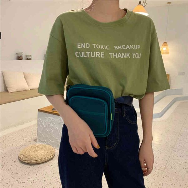 knits t shirt women 6 colors basic t-shirt girls casual print o-neck friends summer korean streetwear, White
knits t shirt women 6 colors basic t-shirt girls casual print o-neck friends summer korean streetwear, White