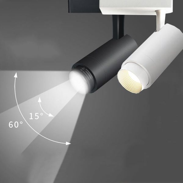 track lights 10w 20w 30w focusing cob led light aluminum rail adjustable15-60 zoom spotlights for clothing store
track lights 10w 20w 30w focusing cob led light aluminum rail adjustable15-60 zoom spotlights for clothing store