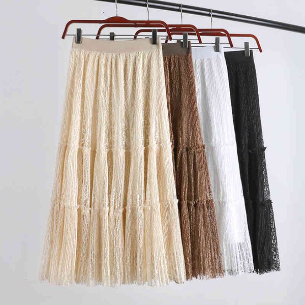 Skirts skirts for Women Spring Korean Sweet Elegant Floral Lace Patchwork A-line Calf Long Pleated Skirt Coffee OQP3, Black
Skirts skirts for Women Spring Korean Sweet Elegant Floral Lace Patchwork A-line Calf Long Pleated Skirt Coffee OQP3, Black