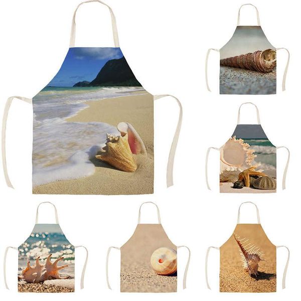 aprons creative beach shell apron children kitchen linen printing household cleaning cooking antifouling
aprons creative beach shell apron children kitchen linen printing household cleaning cooking antifouling