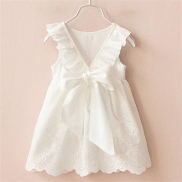 summer girls' dress pure white hollow big v backless party princess children's baby kids girls clothing 210625, Red;yellow
summer girls' dress pure white hollow big v backless party princess children's baby kids girls clothing 210625, Red;yellow