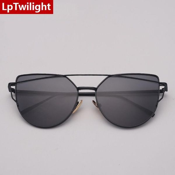 sunglasses lptwilight brand designer cat eye women vintage metal reflective glasses for mirror retro gafas, White;black
sunglasses lptwilight brand designer cat eye women vintage metal reflective glasses for mirror retro gafas, White;black