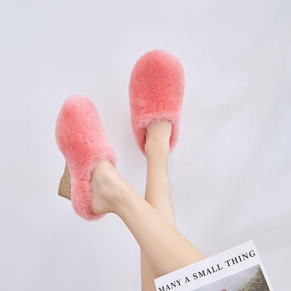 slippers women shoes fluffy fur fashion slides indoor fuzzy shippers ladies wool 20 high heel, Black
slippers women shoes fluffy fur fashion slides indoor fuzzy shippers ladies wool 20 high heel, Black