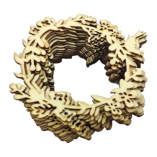party decoration 6 pieces blank round flower bird wreath wooden craft hanging gift tags ornament
party decoration 6 pieces blank round flower bird wreath wooden craft hanging gift tags ornament