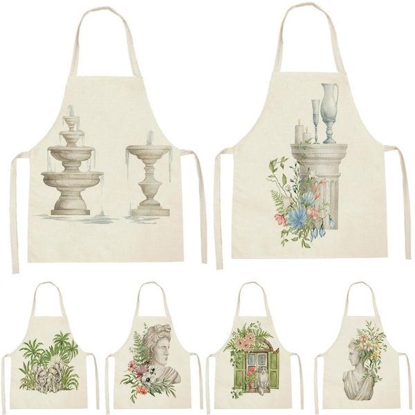 aprons 1 piece sculpture printing sleeveless apron children's cleaning family men and women kitchen accessories waist bib anti-fouling
aprons 1 piece sculpture printing sleeveless apron children's cleaning family men and women kitchen accessories waist bib anti-fouling