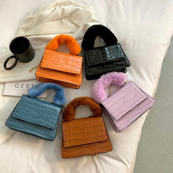 evening bags women vintage plush pu leather shoulder bag casual small stone pattern solid color crossbody chain handbag for girl female
evening bags women vintage plush pu leather shoulder bag casual small stone pattern solid color crossbody chain handbag for girl female