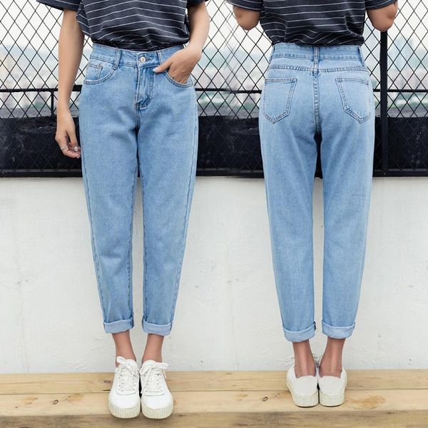 cotton high waist jeans blue plus size mom boyfriend for women harem pants 5xl street style korean fashion 2021 women's & capris, Black;white
cotton high waist jeans blue plus size mom boyfriend for women harem pants 5xl street style korean fashion 2021 women's & capris, Black;white